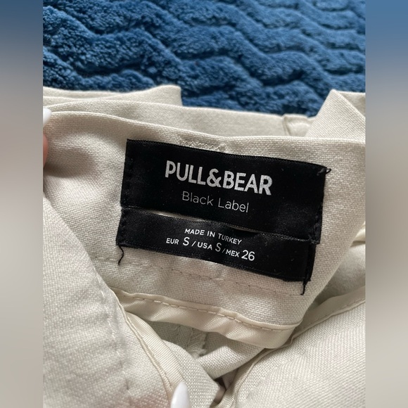 Cream pants wide leg - Picture 4 of 5